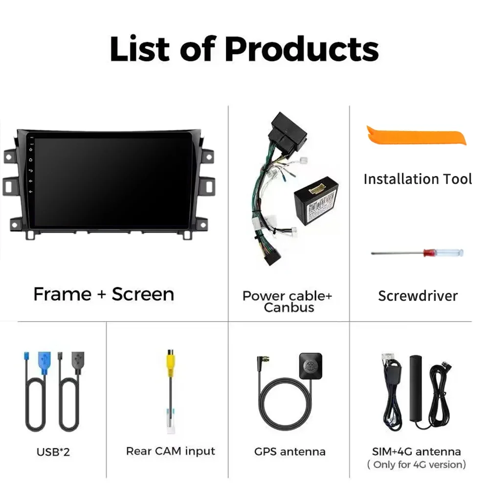 Автомобильный радиоприемник HTZM Android 13 Auto Carplay для Nissan NAVARA Frontier NP300 2011 2012 2013-2018