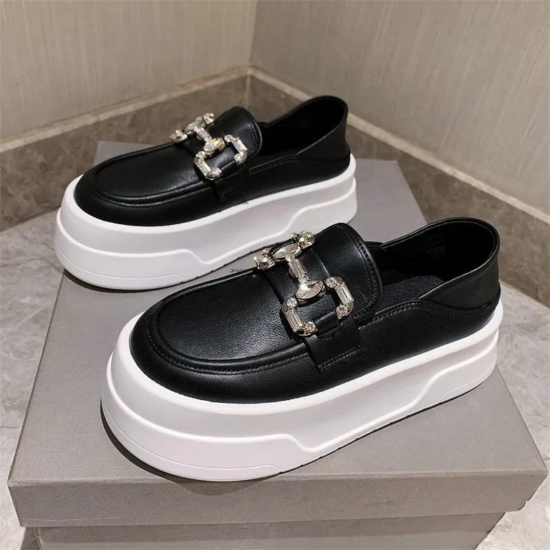 

Туфли женские на платформе, повседневные лоферы, дизайнерская спортивная обувь, плоская подошва, для бега, прогулок, летние кроссовки