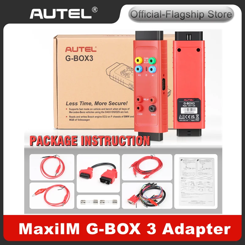 

Autel G BOX3 G BOX 3 для Mercedes Benz все ключи для потери работы с Autel MaxiIM IM608 IM608PRO IM508