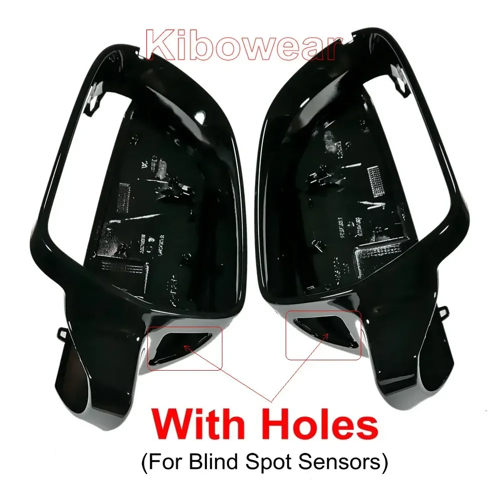 

Пара глянцевых черных колпачков боковых зеркал для Audi A4 A5 B8.5 A3 8P 2012 2013 2014 2015 2016 S5 RS5 RS4 замена