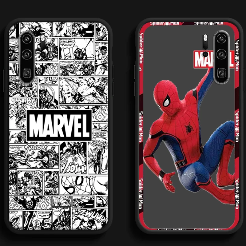 

Marvel Spider Man Hero Phone Cases For Huawei Honor Y6 Y7 2019 Y9 2018 Y9 Prime 2019 Y9 2019 Y9A Coque Carcasa Back Cover