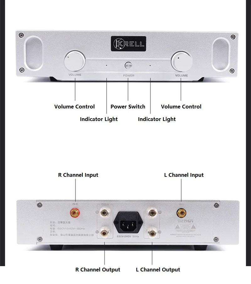 Высококачественный усилитель мощности Musical Fidelity A1 20 Вт * 2 Pure Class A HIFI с ручкой