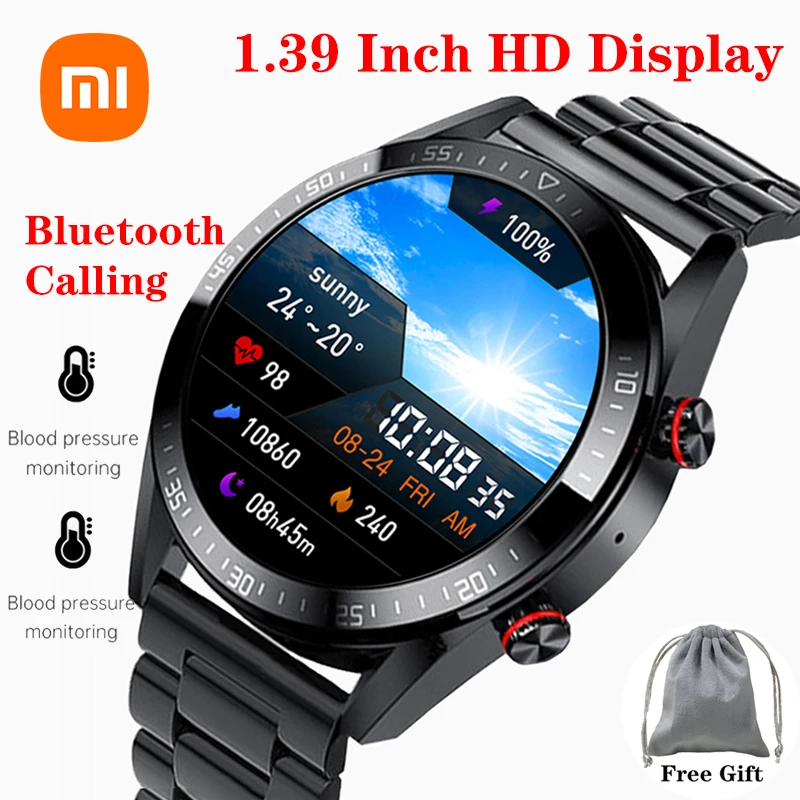 

Новинка 2022, умные часы Xiaomi с экраном 454*454, HD дисплей, время, Bluetooth, вызов, местная музыка, умные часы для мужчин, наушники TWS на базе Android