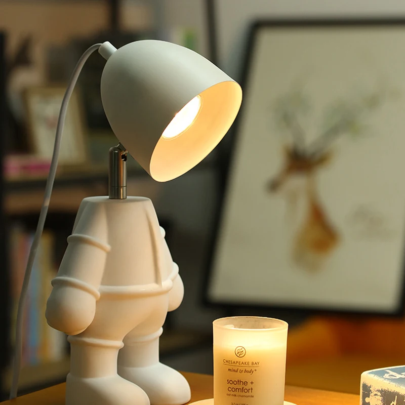 Candle Warmer Table Lamp Astronaut Electric Candle Wax Melting Lamp Angle Adjustable Desk Light Home Decor Fragrance Lamp Gifts