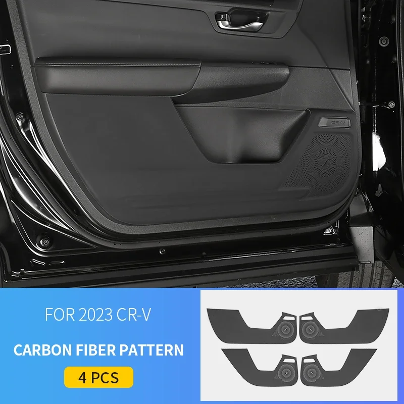 

Дверь автомобиля, противоударная накладка, кожаные наклейки, внутренняя защитная накладка, износостойкая модификация для Honda CRV 2023 2024 CR-V 6-го поколения