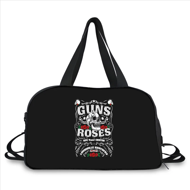 Punk Rock Hard 3D printing fashion trend portable large capacity multi function messenger bag travel bag