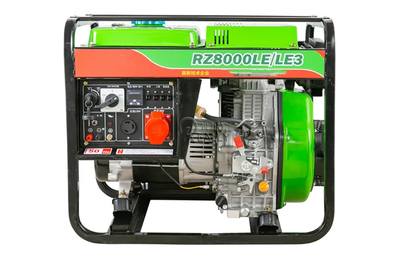 220 В 380 В 6 кВт дизельный портативный генератор с низким расходом энергии по оптовой цене