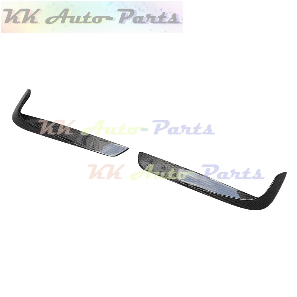 2 шт. передний бампер из углеродного волокна боковой разветвитель плавников Canard