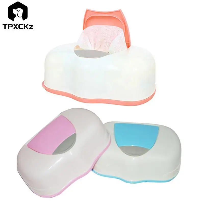 

New Reusable Baby Wipes Dispenser Portable Sealed Wipes Moist Keeping Wet Wipes Holder Case Storage Box Refillable Container