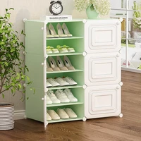 plastic adjustable shoe rack ultra thin dust proof modern entrance shoe cabinets simple disinfecting zapateros home furniture