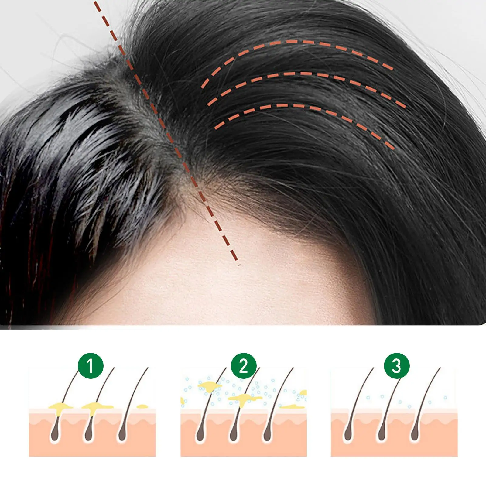 Natural Portable Non Sticky Cleansing For All Hair Types Oily Hair