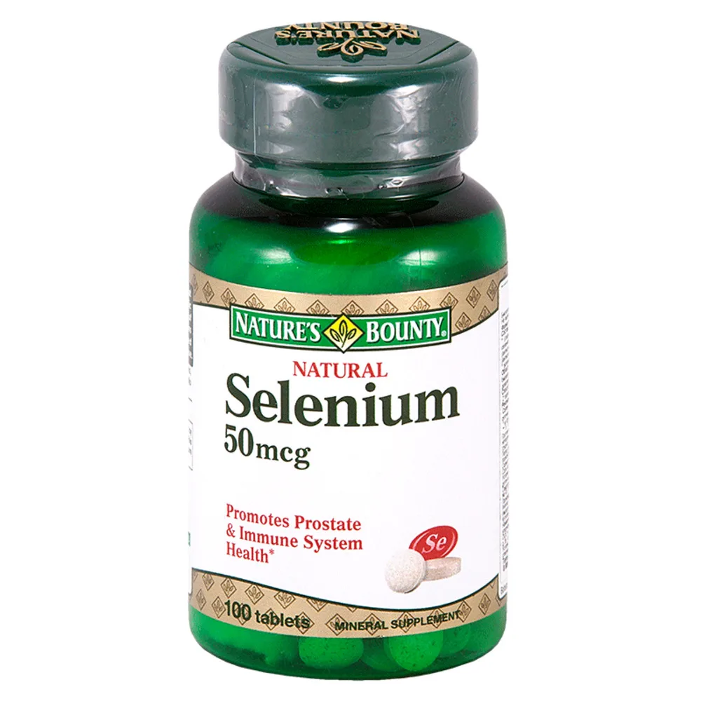 НЭЙЧЕС БАУНТИ Селен натуральный 50мкг таб. №100 (БАД) | Красота и здоровье