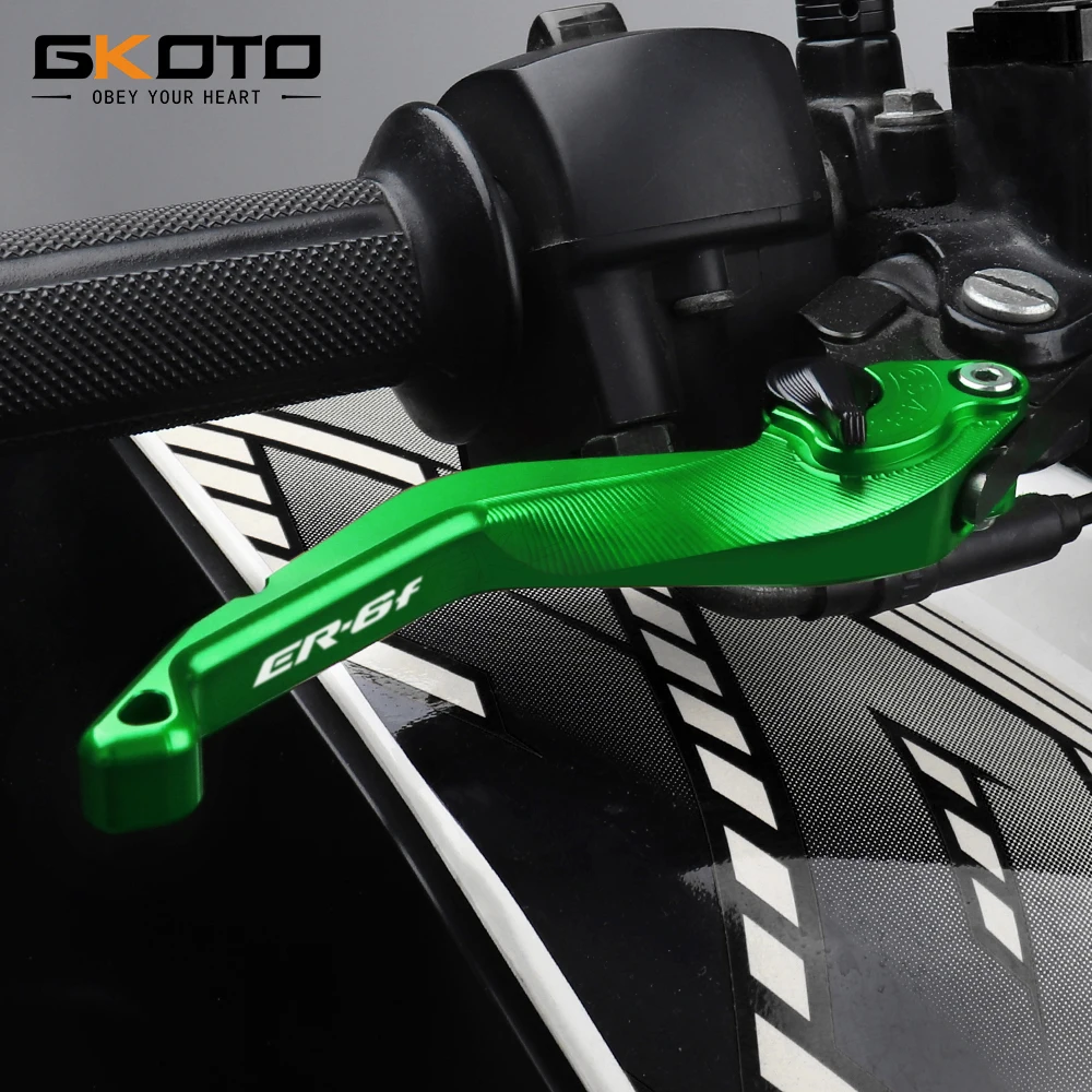 Для Kawasaki ER-6F ER6F 6 ER6 F 2017-2023 2022 2021 CNC регулируемые короткие рычаги тормозной муфты