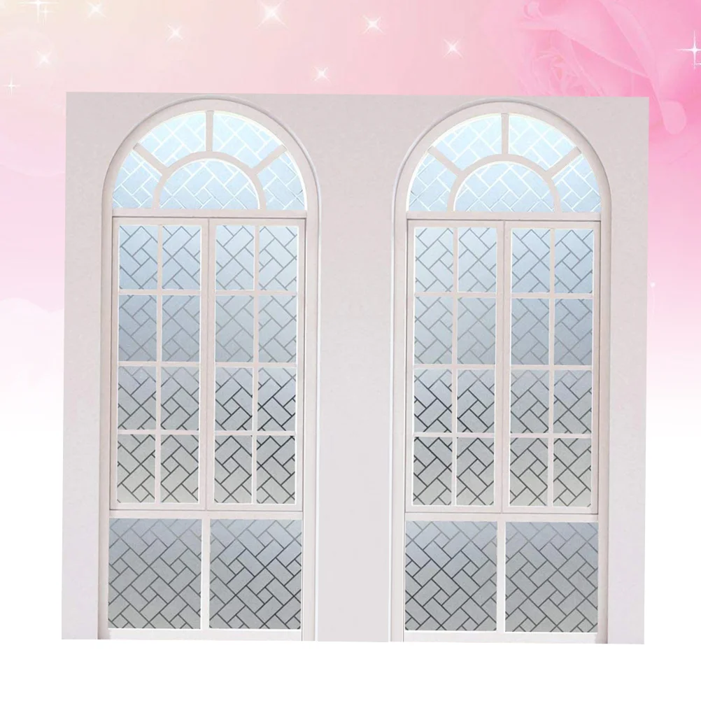 

1pc Practical Static Decorative Window Sticker Frosted PVC Sticker for Home