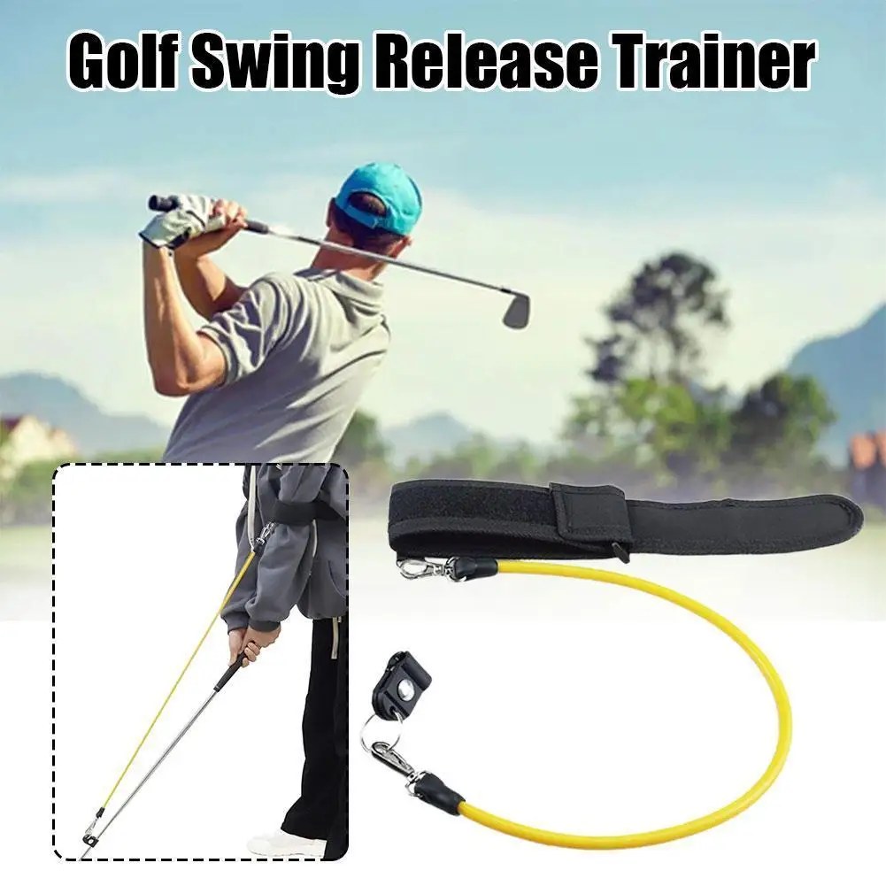 

Golf Swing Release Trainer Male And Female Swing Strength Equipment Golf Training Elastic Resistance Aids Rope Bands C3j0