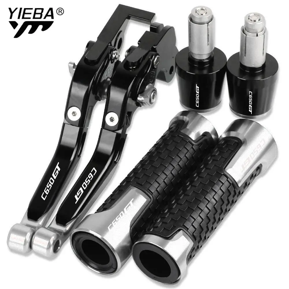 

C650GT Motorcycle Aluminum Brake Clutch Levers Handlebar Hand Grips ends For BMW C650GT 2011 2012 2013 2014 2015 2016 2017