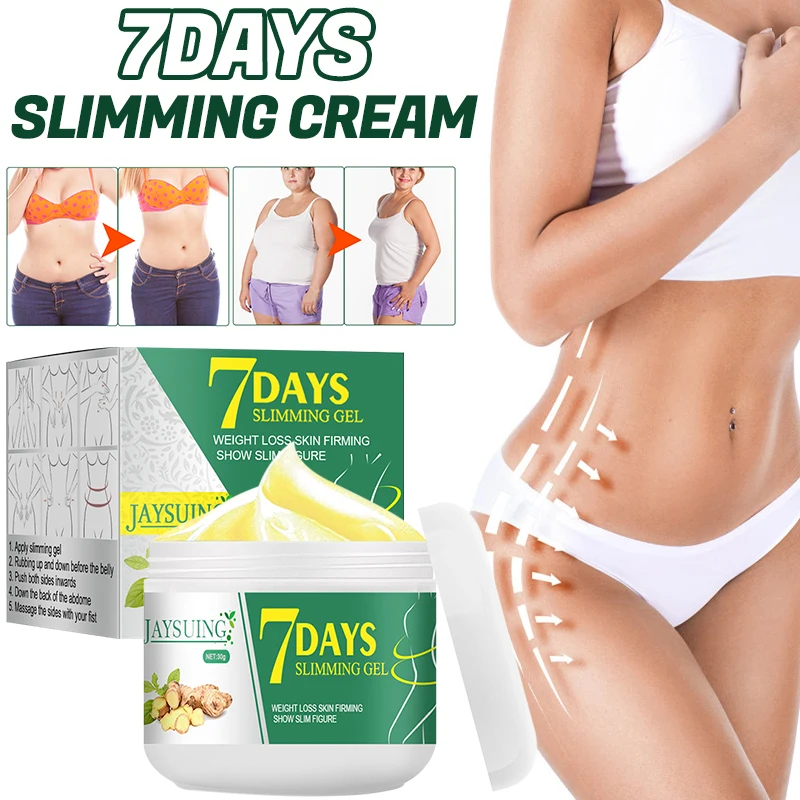 

Ginger Slimming Cream Anti Cellulite Belly Firming Body Tummy 7 Days Fat Burning Sweat Massage Gel Weight Lose Shaping Waist