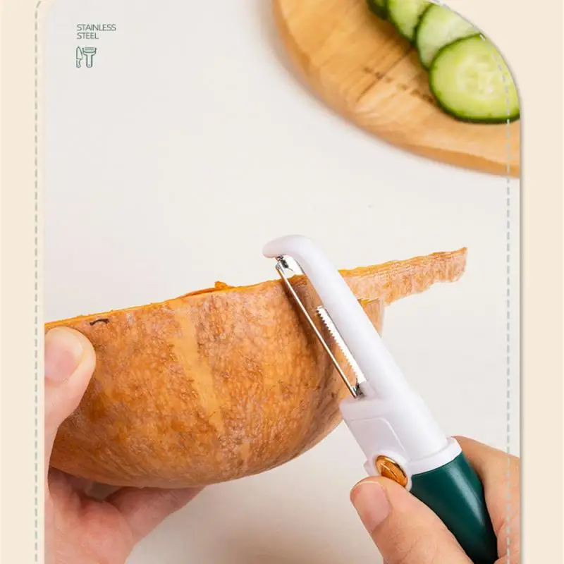

Home Apple Fruit Peeling And Peeling Magic Tool Houshehold Light Luxury Multifunctional Peeling Knife Scraping Knife