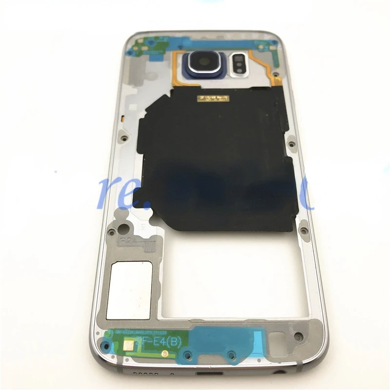 Middle Frame Bezel Housing Chassis For Samsung Galaxy S6 S6 Edge S6 edge plus G920F G925F G928F Single Dual SIM With Camera Lens