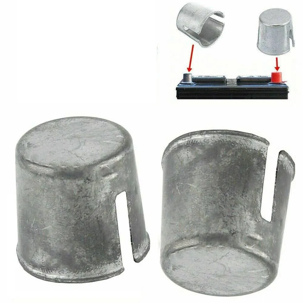 

2pcs Car Battery Terminal Converters Post Repair Shims Repair Worn Posts Loose Posts Adapter Car Accessories