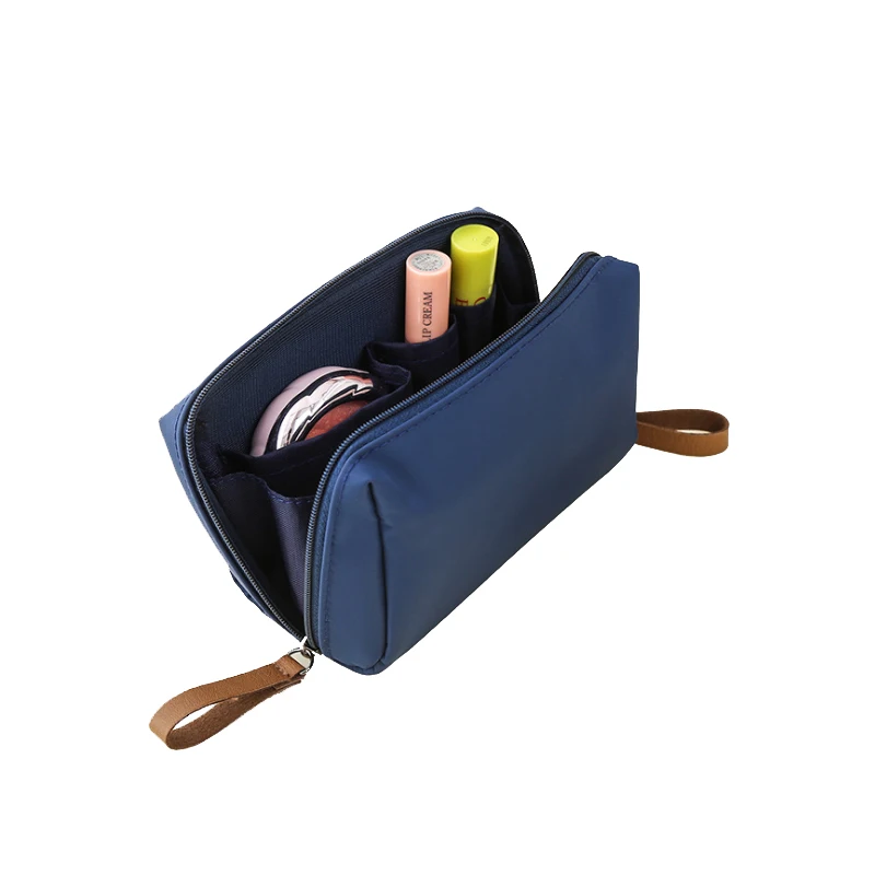 Simple Solid Color Cosmetic Bag for Women 2022 New Makeup Pouch Toiletry Waterproof Make Up Purses Case Hot Dropshipping | Багаж и сумки