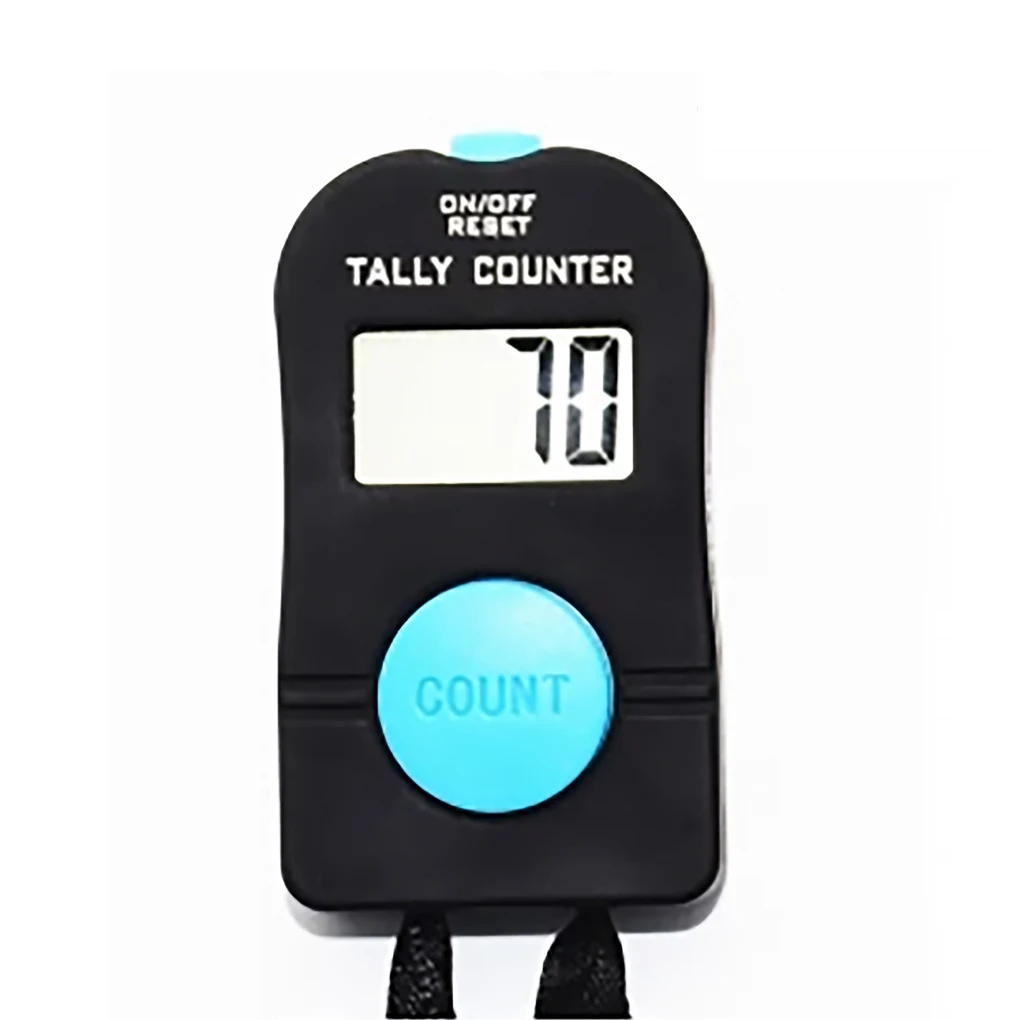 

Hand Tally Counter Digital Manual Clicker Electronic Countdown Timer Portable Finger Counter Mechanical