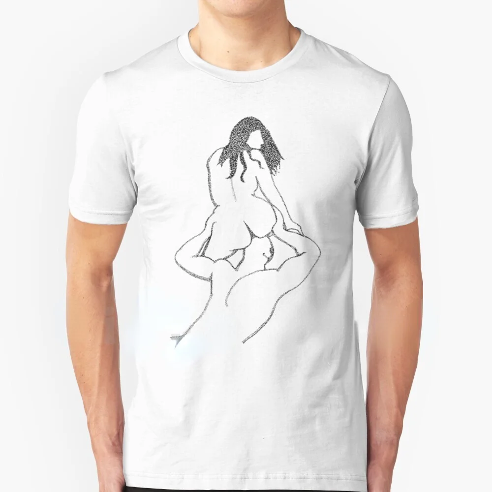 

Men's S-3Xl Black and White Art Funny Abstract Simple Art Photo T-shirt