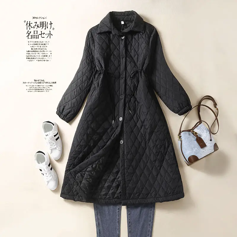 New Winter Coat for Women Coats Parkas Jackets Cotton Padded Jacket Waistband Korean Fashion Super Hot Coats Loose