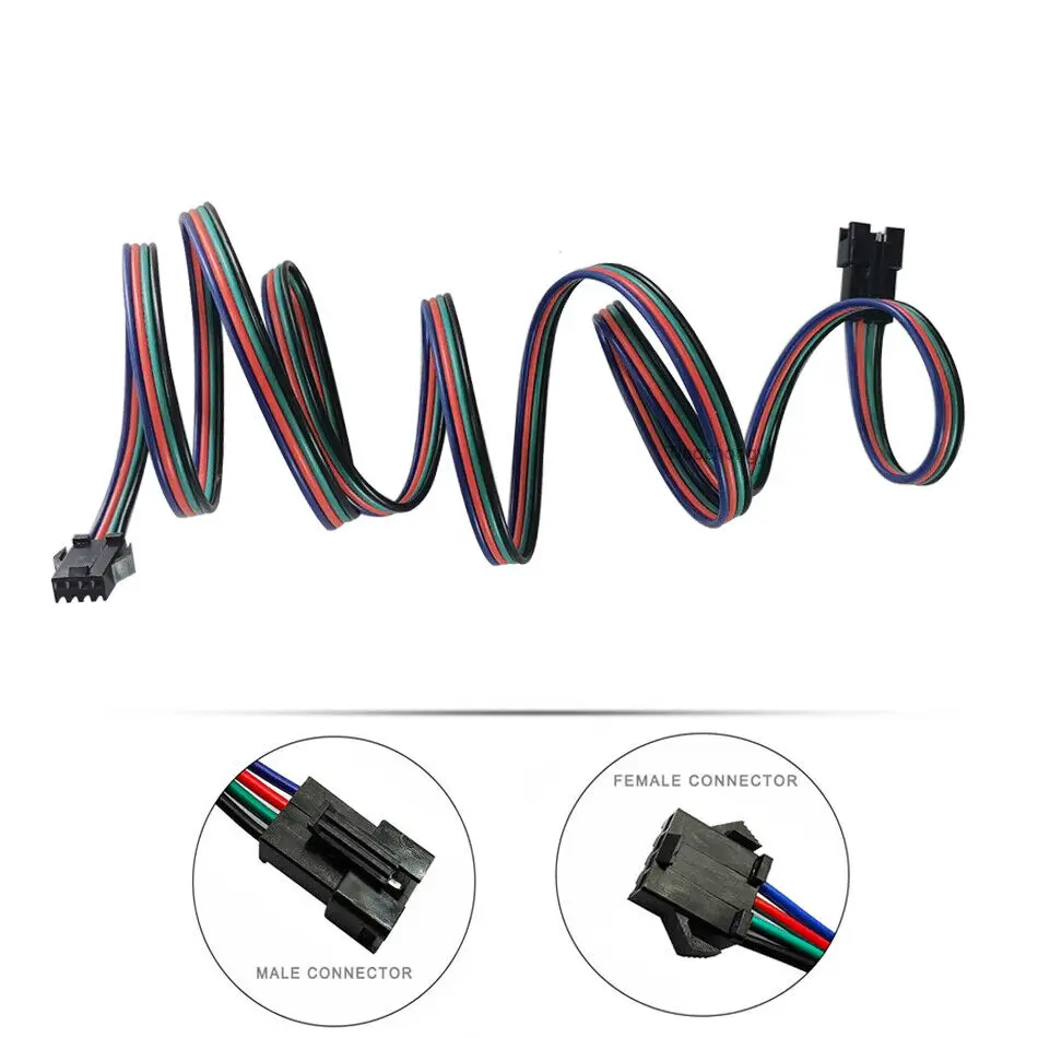 

4Pin Удлинительный кабель 22AWG JST SM штекер стандарта 0,5 м 1 м 2 м 3 м