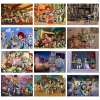 3005001000 pieces jigsaw puzzles disney toy story puzzle cartoon diy decompression educational intellectual gifts for children