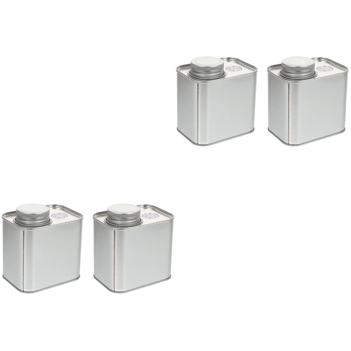 

4 Tea Canisters Household Storage Jar Kitchen Canisters for Loose Tea Coffee