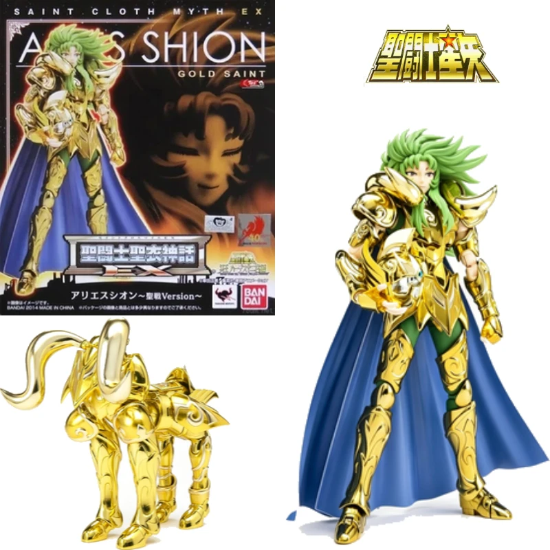 Фото Оригинальные новые анимационные фигурки Saint Cloth Aries Shion из серии Myth of All Generations, сборные модели, экшн-фигурки, хит продаж №3