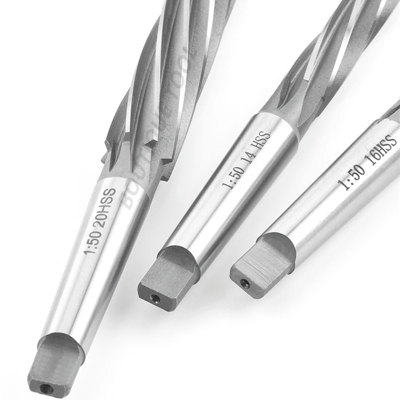 Прецизионный конус Морзе из быстрорежущей стали спиральная развертка с ручкой