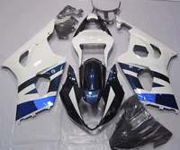 2022 whsc abs plastic fairing kits for suzuki gsxr1000 2003 2004 motorcycle accessories blue white