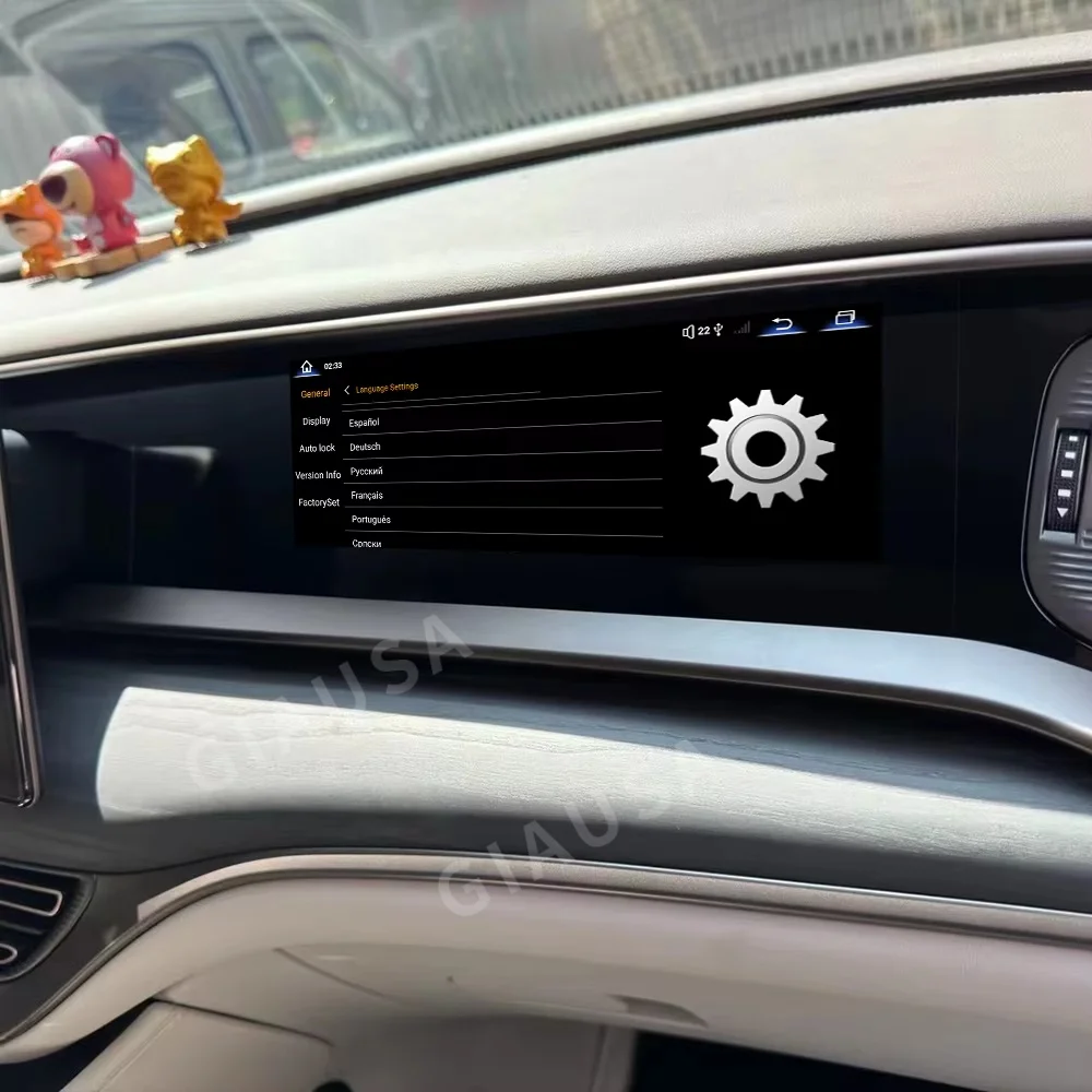 Фото 10,25 дюймов для Tengshi Auto DENZA D9 автомобильный второй пилот развлекательный экран Android 13.0 Carplay навигация мультимедиа №4