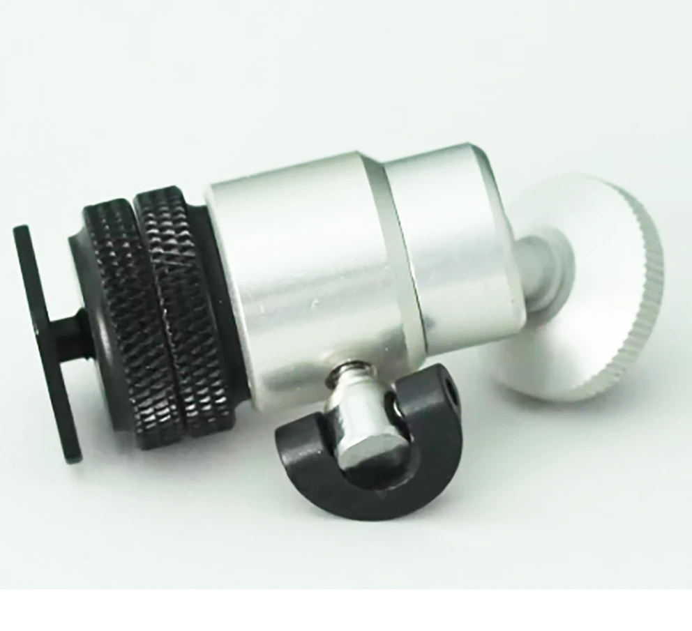 1 мини-шаровая головка с замком и адаптером для горячего башмака монитора камеры