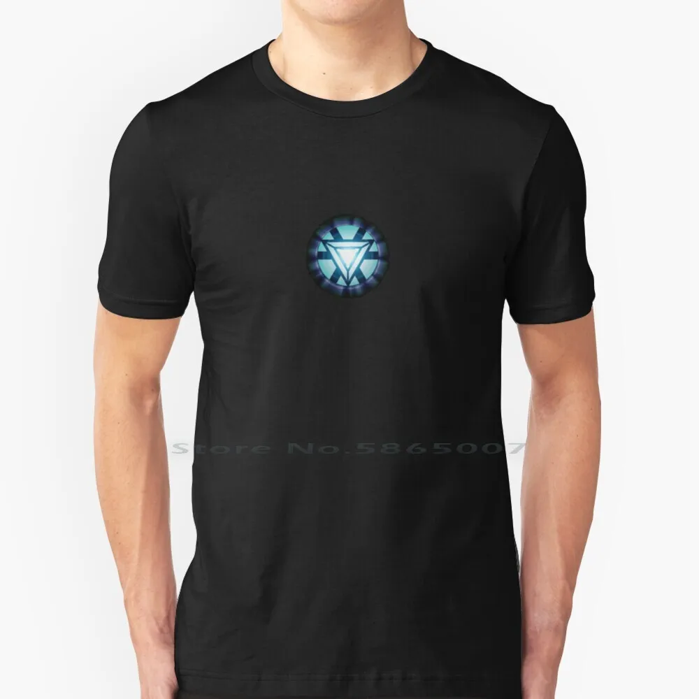 

Tony Stark Arc Reactor T Shirt 100% Cotton Tony Stark Robert Downey Jr Steve Rogers Chris Bucky Barnes Stan Tchalla Chadwick