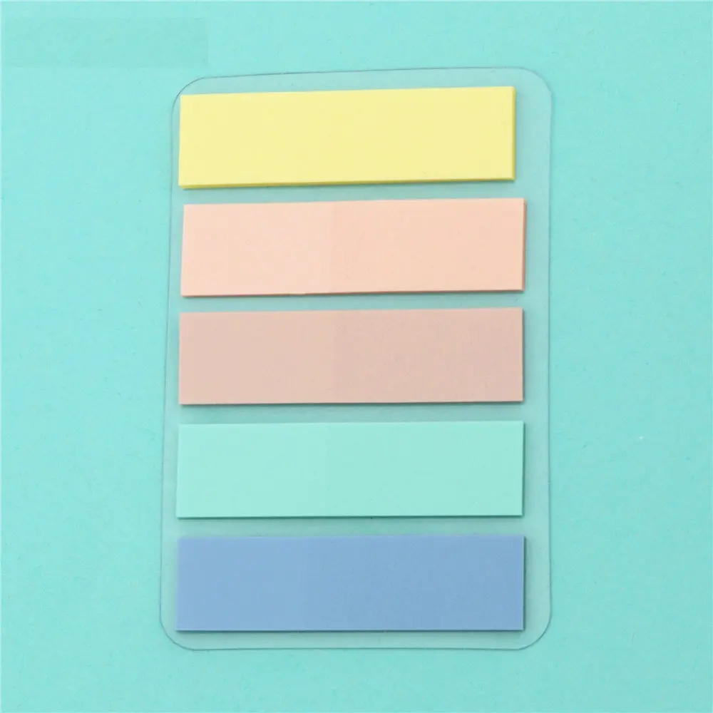 

New Color 100 Sheets Self Adhesive Memo Pad Sticky Notes Bookmark Point It Marker Memo Sticker Paper Office School Supplies