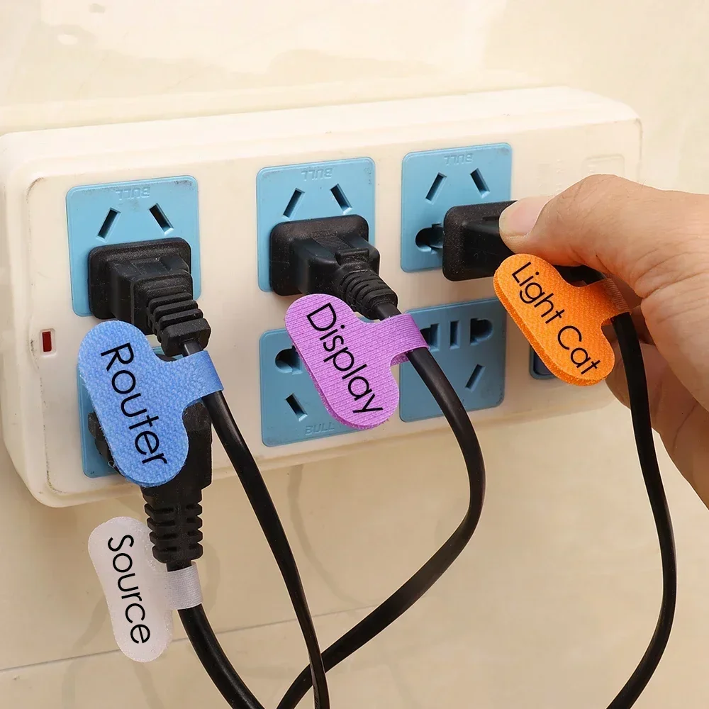 150-10 шт. кабельные этикетки для прокладки кабелей красочные водонепроницаемые