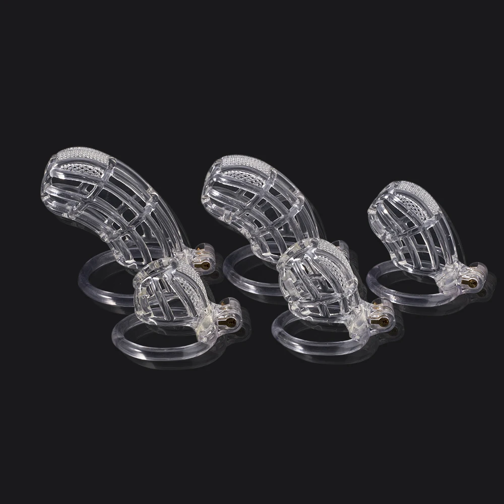 Новая сотовая прозрачная мужская клетка целомудрия с 3D принтом легкая для пениса