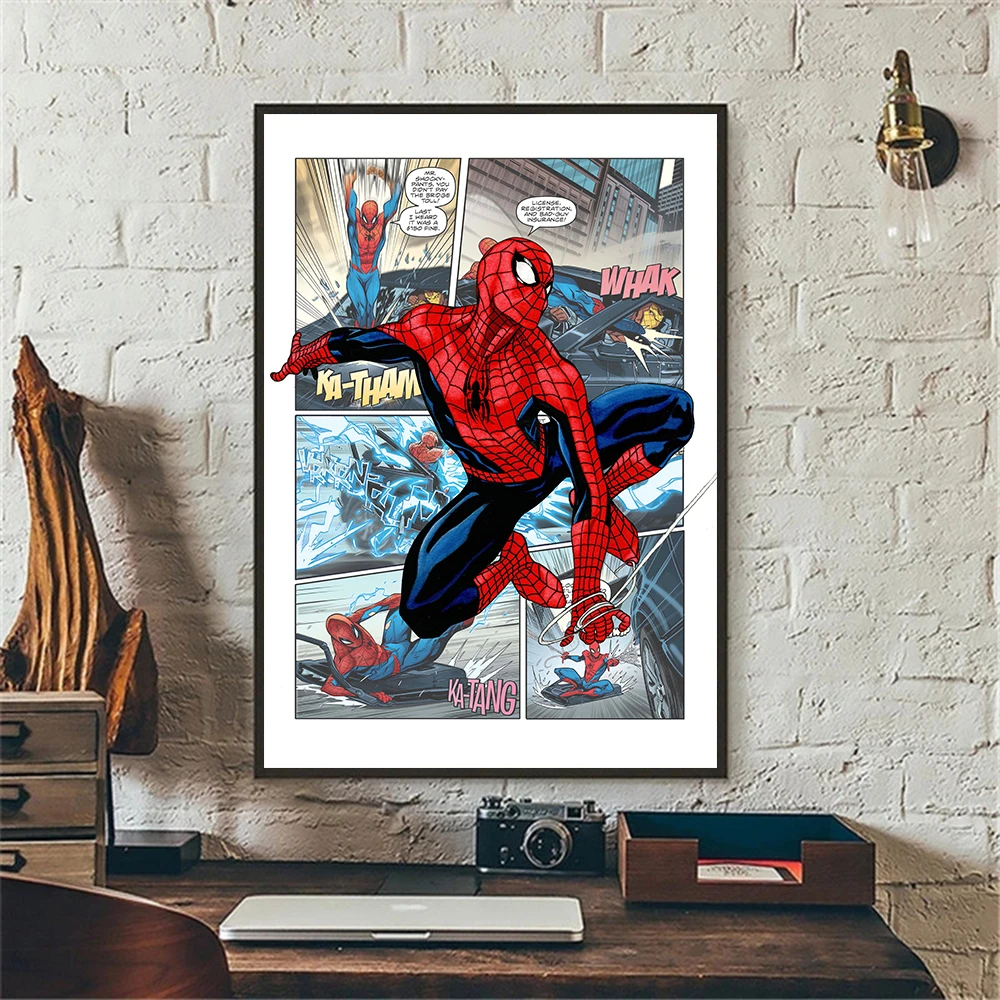 

MINISO настенный постер Мстители на холсте