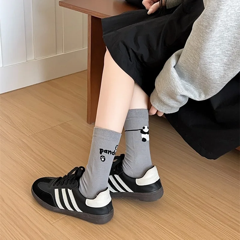 Женские Весенне-летние Тонкие Хлопковые Носки С Милыми Животными (кошка Собака)