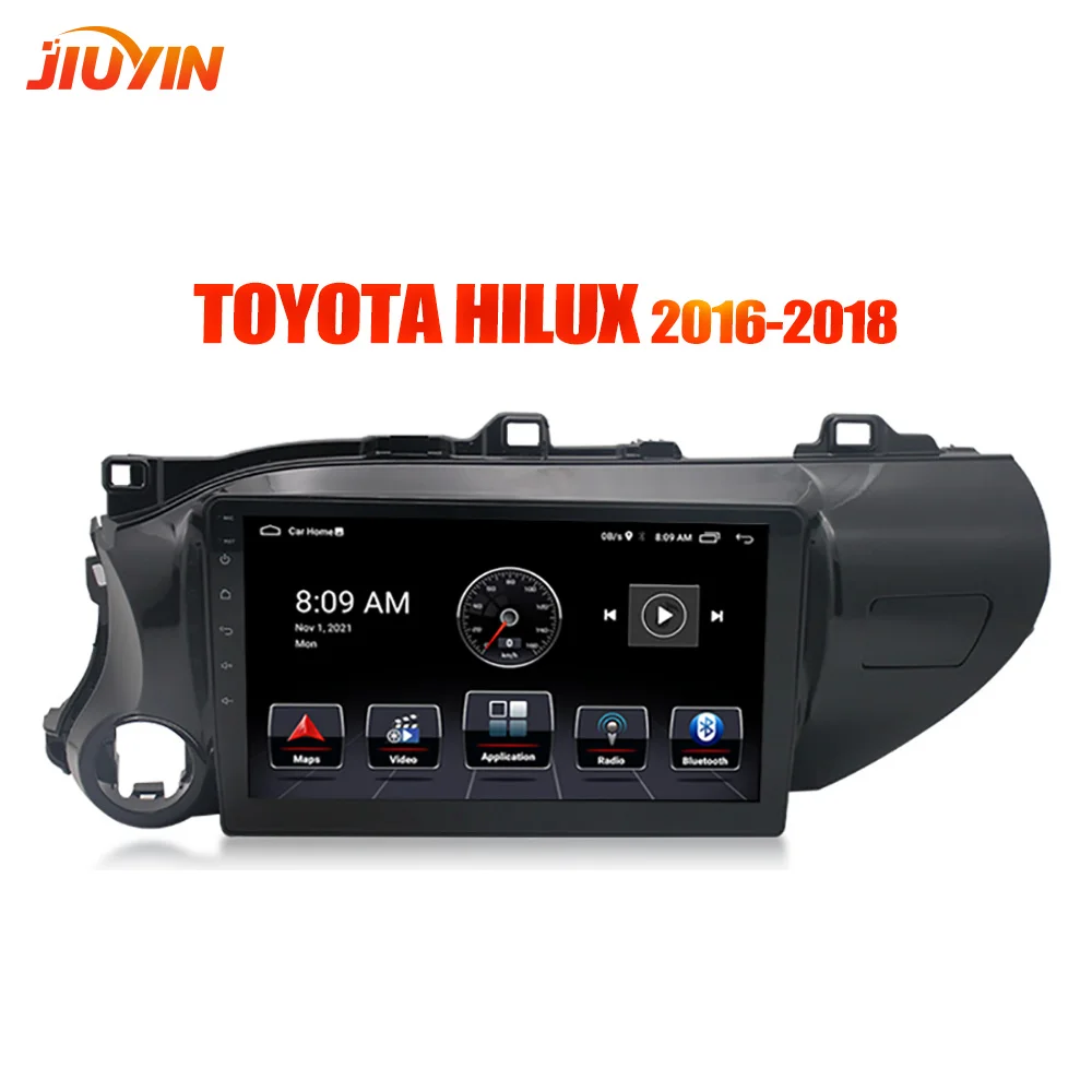 

For Toyota Hilux 2016 2017 2018 Android 10 Car Radio Stereo Touch Screen Multimedia Player Bluetooth WIFI Audio GPS Navigation