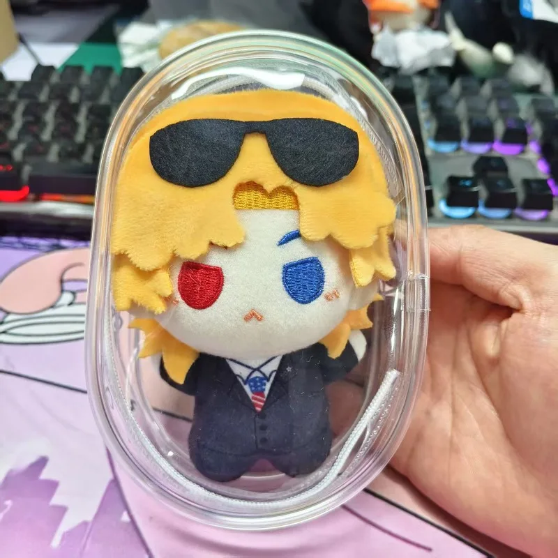 Фото Плюшевая кукла CountryHumans (США, Канада) в стиле чиби с флагами стран, брелок-подвеска, коллекционный подарок для фанатов CountryHumans №4