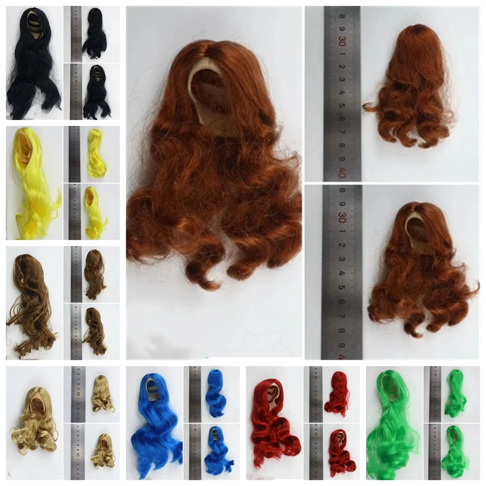 1/6 весы женская голова солдата скульптурные парики волосы длинные прямые