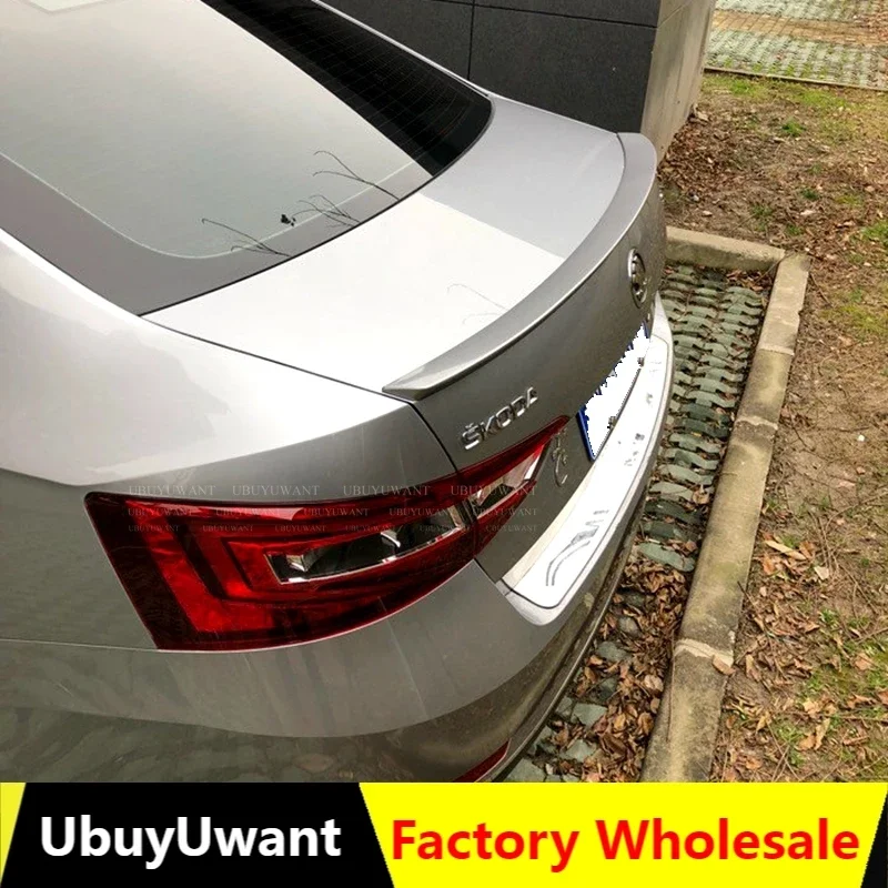 

Задний спойлер для Skoda Superb 2016-2019 грунтового цвета, внешний задний спойлер, украшение для багажника, крыла багажника, Стайлинг автомобиля