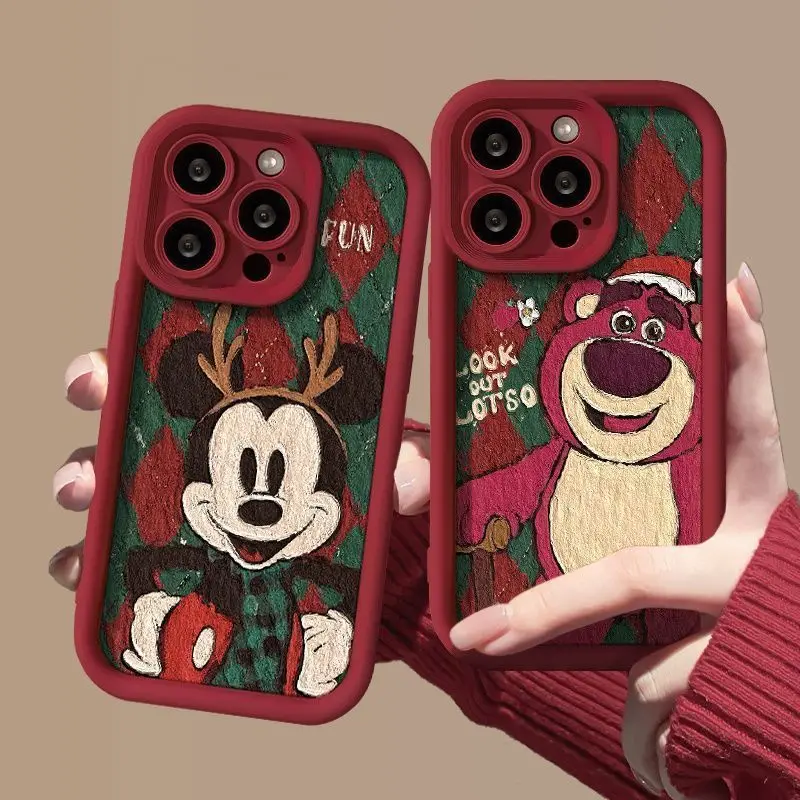 

Anime Mickey Zootopia Nick Judy Lotso Toy Story Disney Case for IPhone 11 12 13 14 15 Pro Max Plus Phone Cover Shell Toy Gift