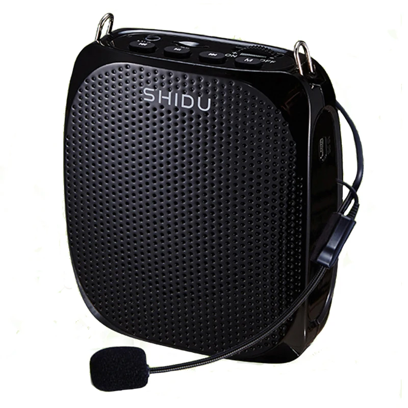 

Go 10W Portable Voice Amplifier Wired Microphone Audio Speaker Natural Stereo Sound Loudspeaker for Teacher Megaphone S258