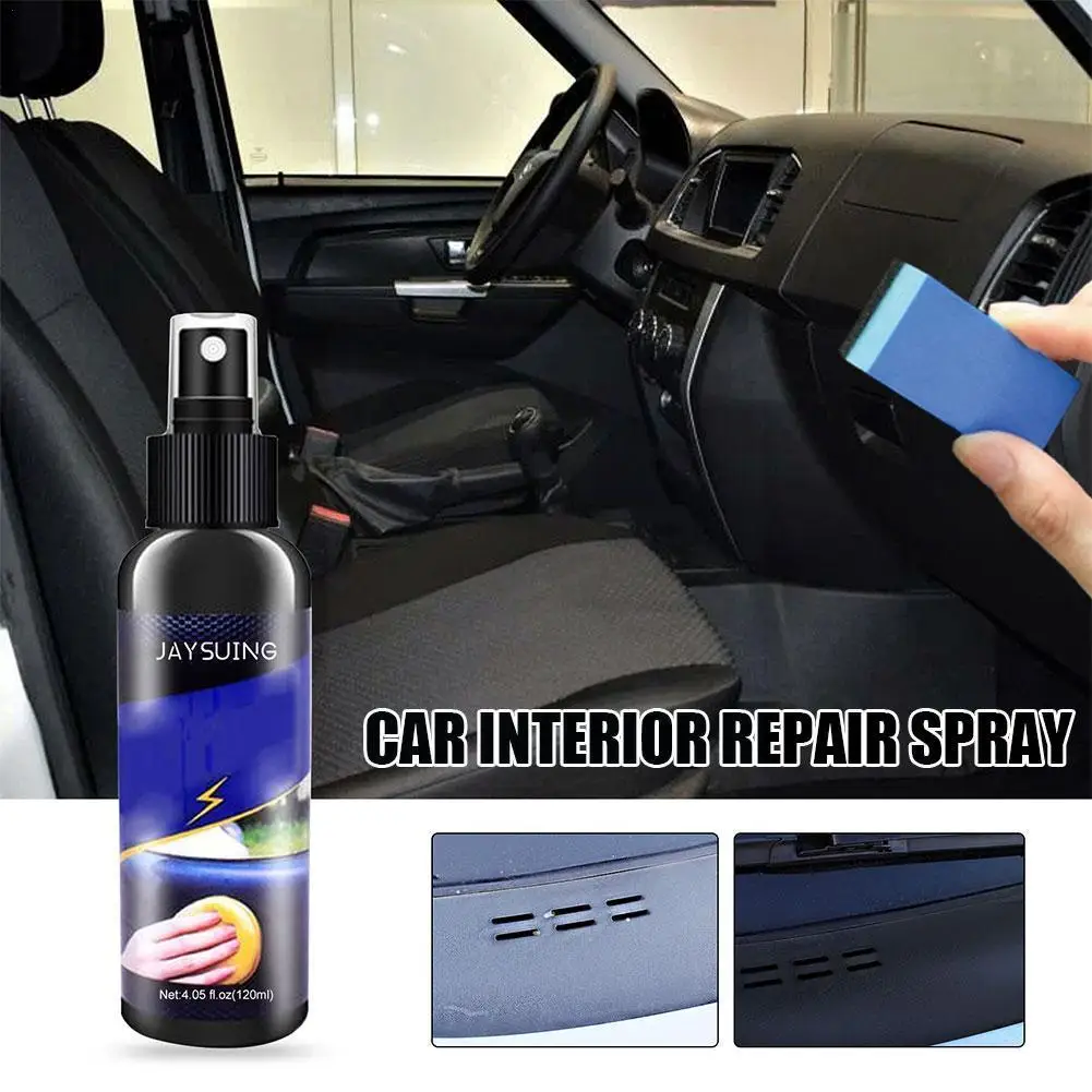 

120 мл восстановитель кожи для автомобиля очиститель кожаного пластика спрей восстанавливает и защищает кожу и пластик автомобиль O3K4