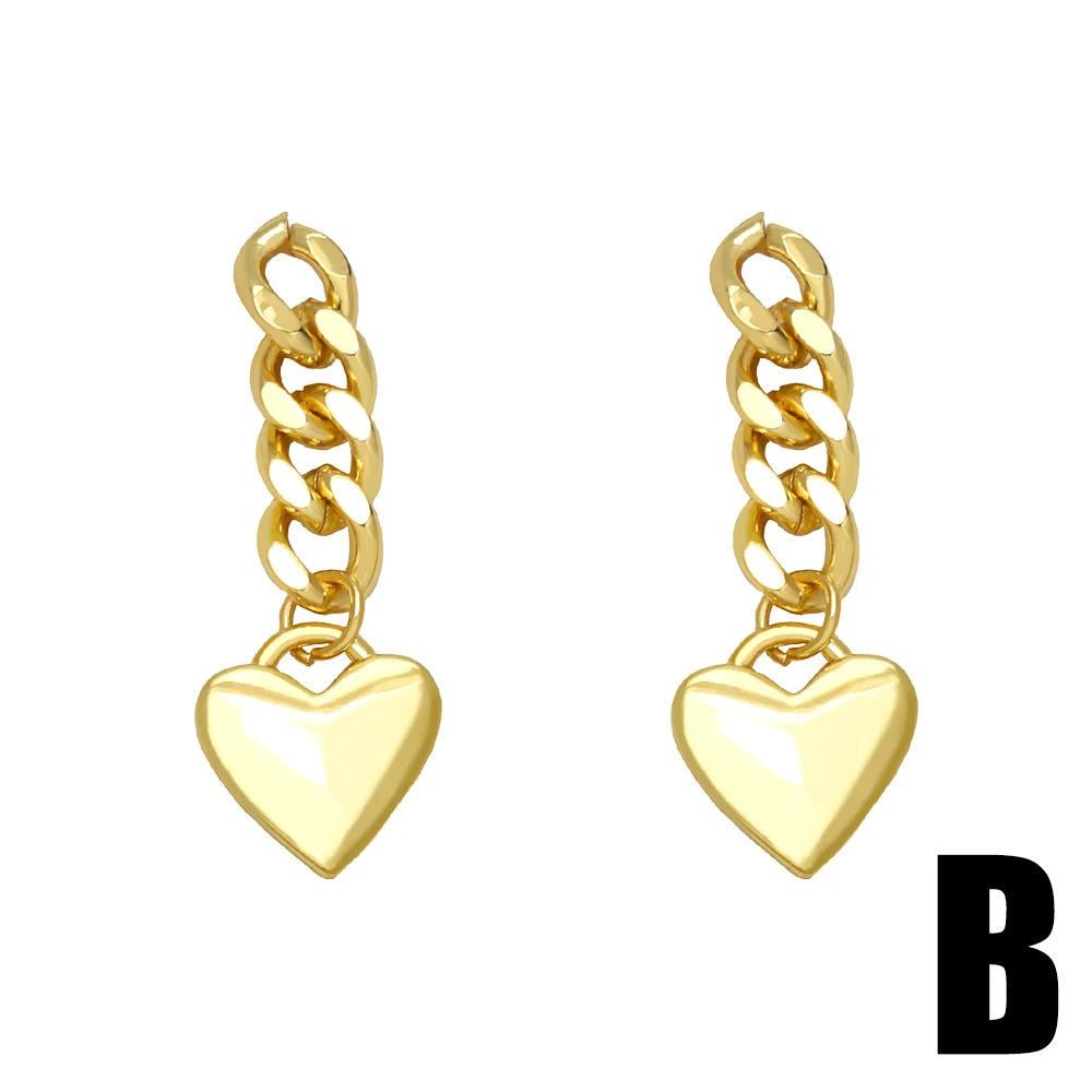 Позолоченные серьги-Крючки FLOLA с крестом для женщин кубинские звенья цепочка